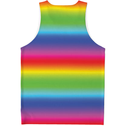Rainbow Print Men's Tank Top