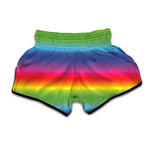 Rainbow Print Muay Thai Boxing Shorts
