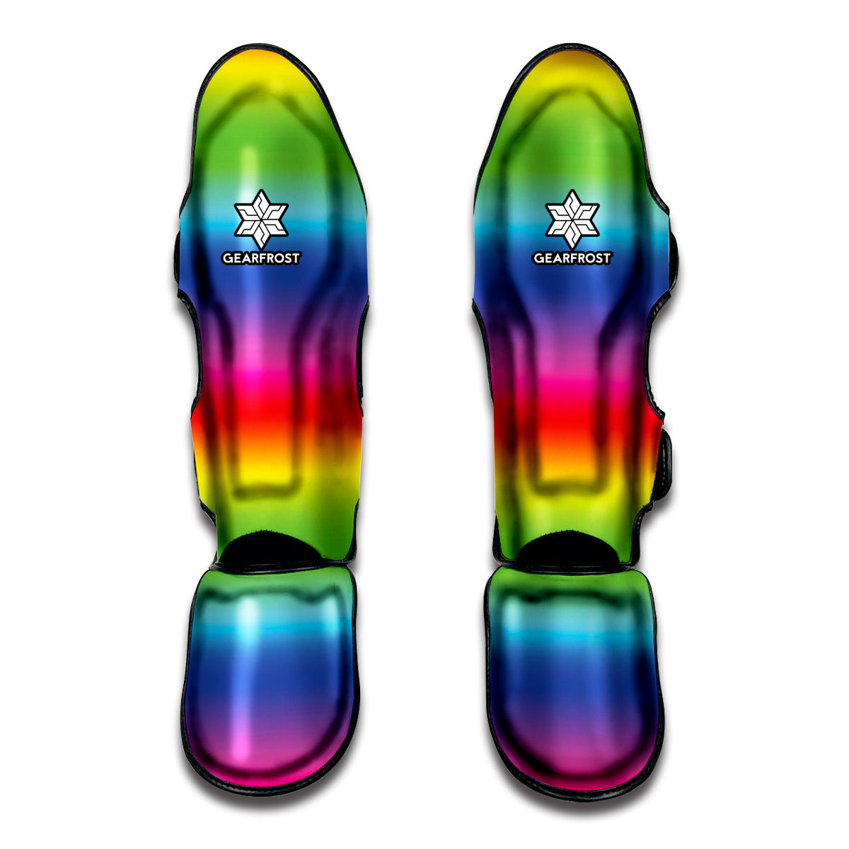 Rainbow Print Muay Thai Shin Guard