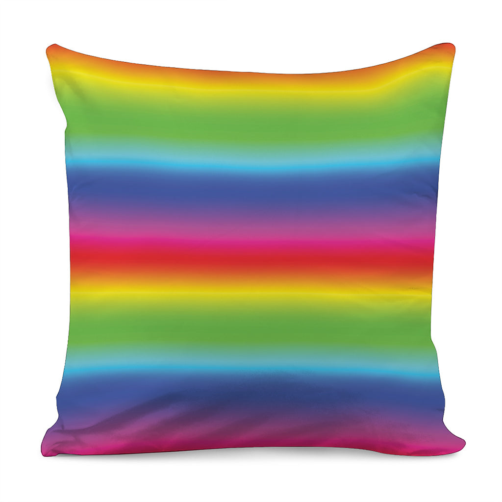 Rainbow Print Pillow Cover