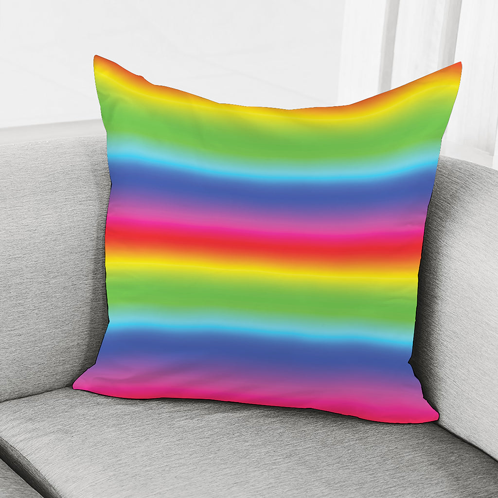 Rainbow Print Pillow Cover