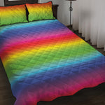 Rainbow Print Quilt Bed Set