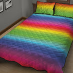 Rainbow Print Quilt Bed Set