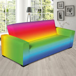 Rainbow Print Sofa Slipcover