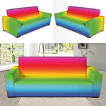 Rainbow Print Sofa Slipcover