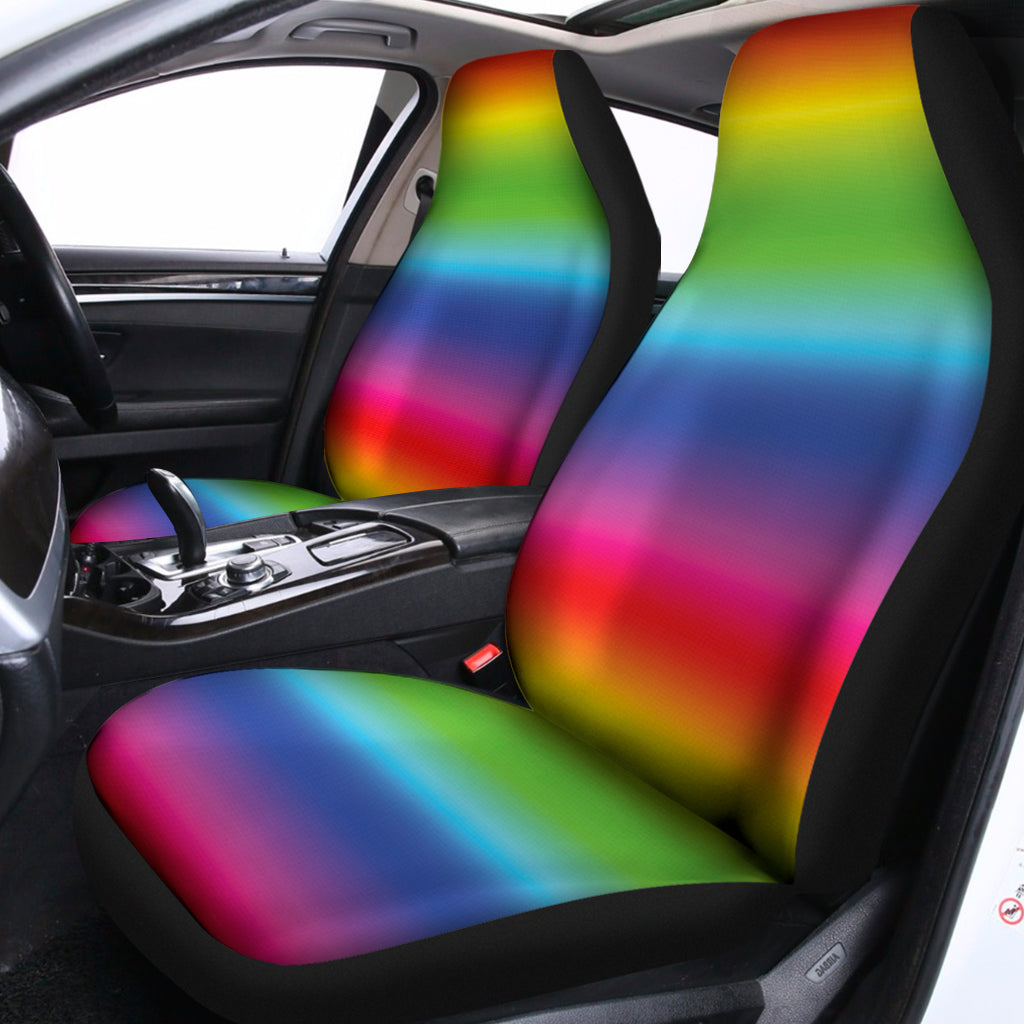 Rainbow Print Universal Fit Car Seat Covers