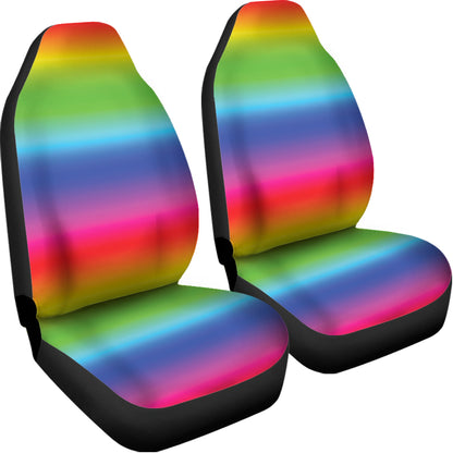 Rainbow Print Universal Fit Car Seat Covers