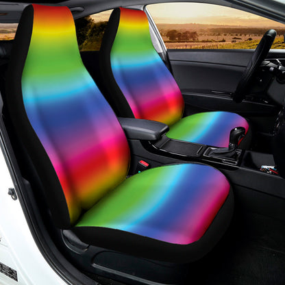 Rainbow Print Universal Fit Car Seat Covers