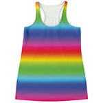 Rainbow Print Women's Racerback Tank Top
