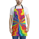 Rainbow Psychedelic Print Apron