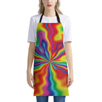 Rainbow Psychedelic Print Apron