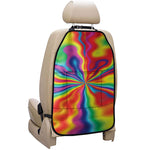 Rainbow Psychedelic Print Car Seat Organizers