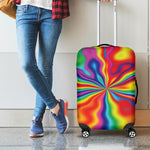 Rainbow Psychedelic Print Luggage Cover