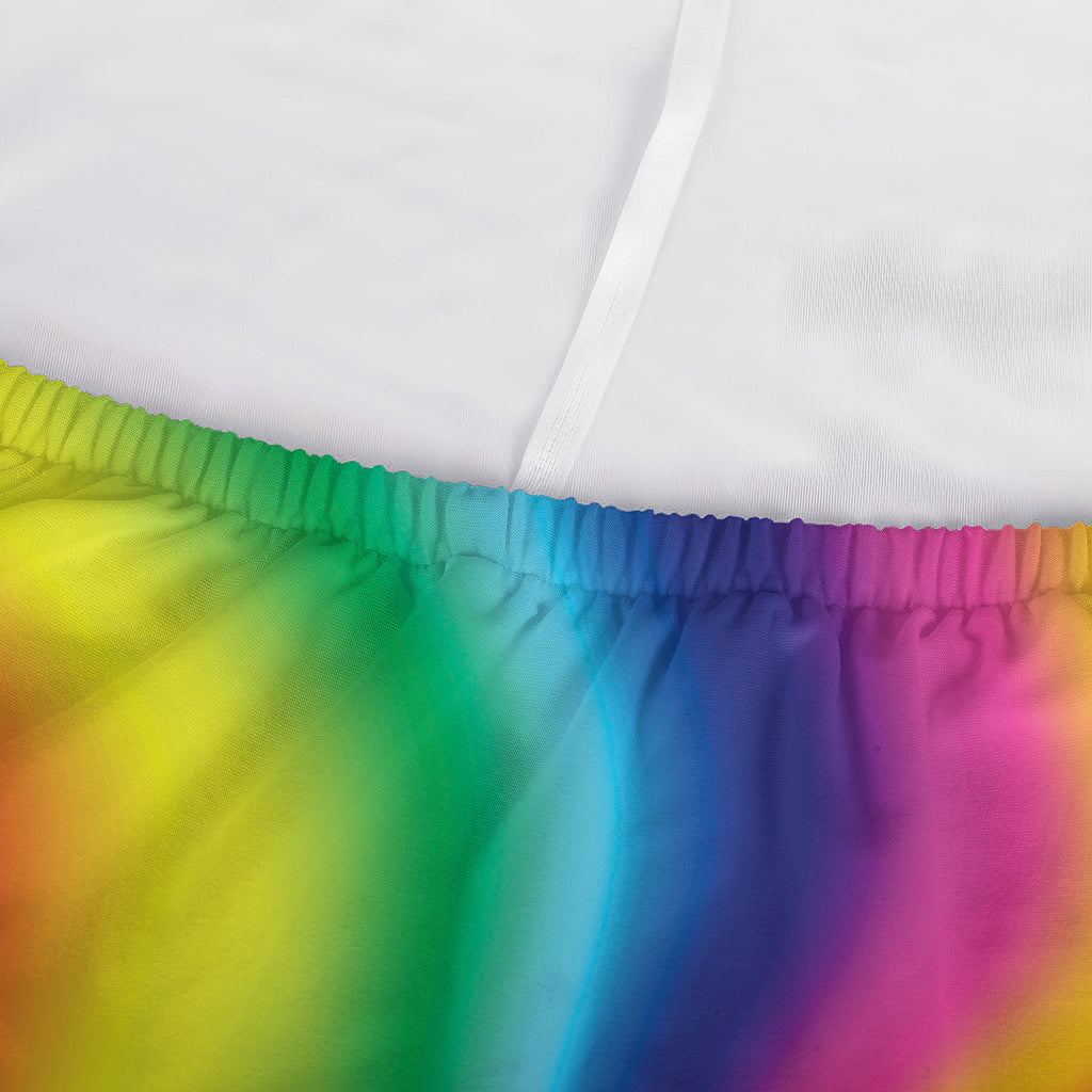 Rainbow Psychedelic Print Sofa Cover