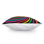 Rainbow Psychedelic Swirl Print Pillow Cover