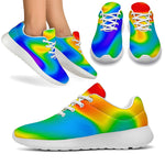 Rainbow Psychedelic Trippy Print Sport Shoes GearFrost