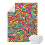 Rainbow Rave Print Blanket
