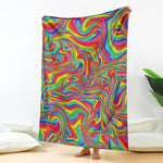 Rainbow Rave Print Blanket