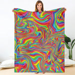 Rainbow Rave Print Blanket