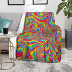 Rainbow Rave Print Blanket
