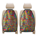 Rainbow Rave Print Car Seat Organizers
