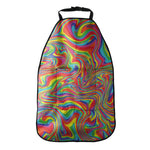 Rainbow Rave Print Car Seat Organizers