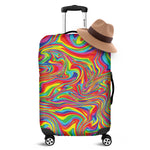 Rainbow Rave Print Luggage Cover