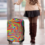 Rainbow Rave Print Luggage Cover