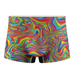 Rainbow Rave Print Men's Boxer Briefs