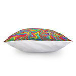 Rainbow Rave Print Pillow Cover