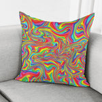Rainbow Rave Print Pillow Cover