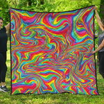 Rainbow Rave Print Quilt