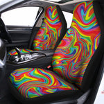 Rainbow Rave Print Universal Fit Car Seat Covers