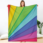 Rainbow Shades Print Blanket