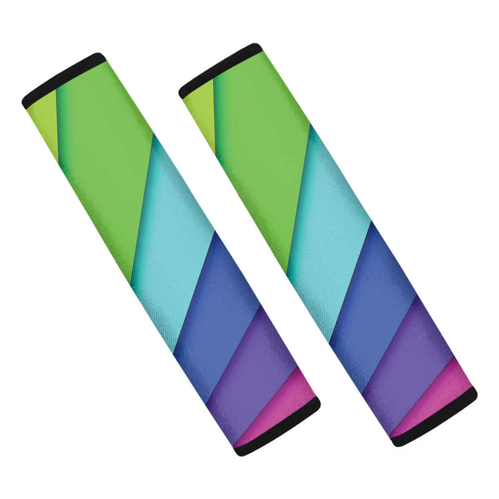 Rainbow Shades Print Car Seat Belt Covers