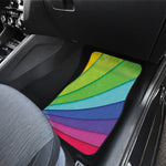 Rainbow Shades Print Front Car Floor Mats