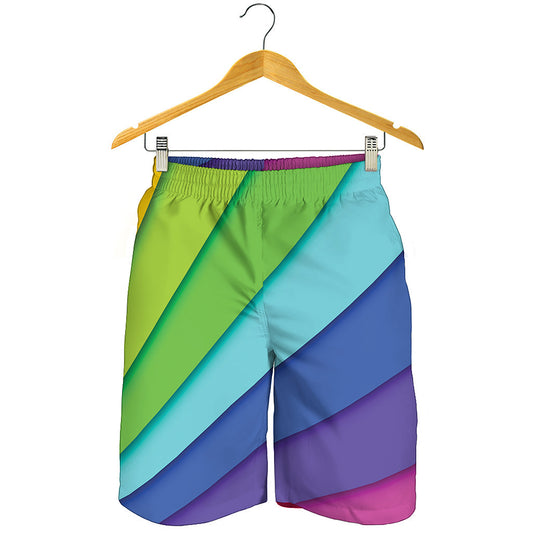 Rainbow Shades Print Men's Shorts