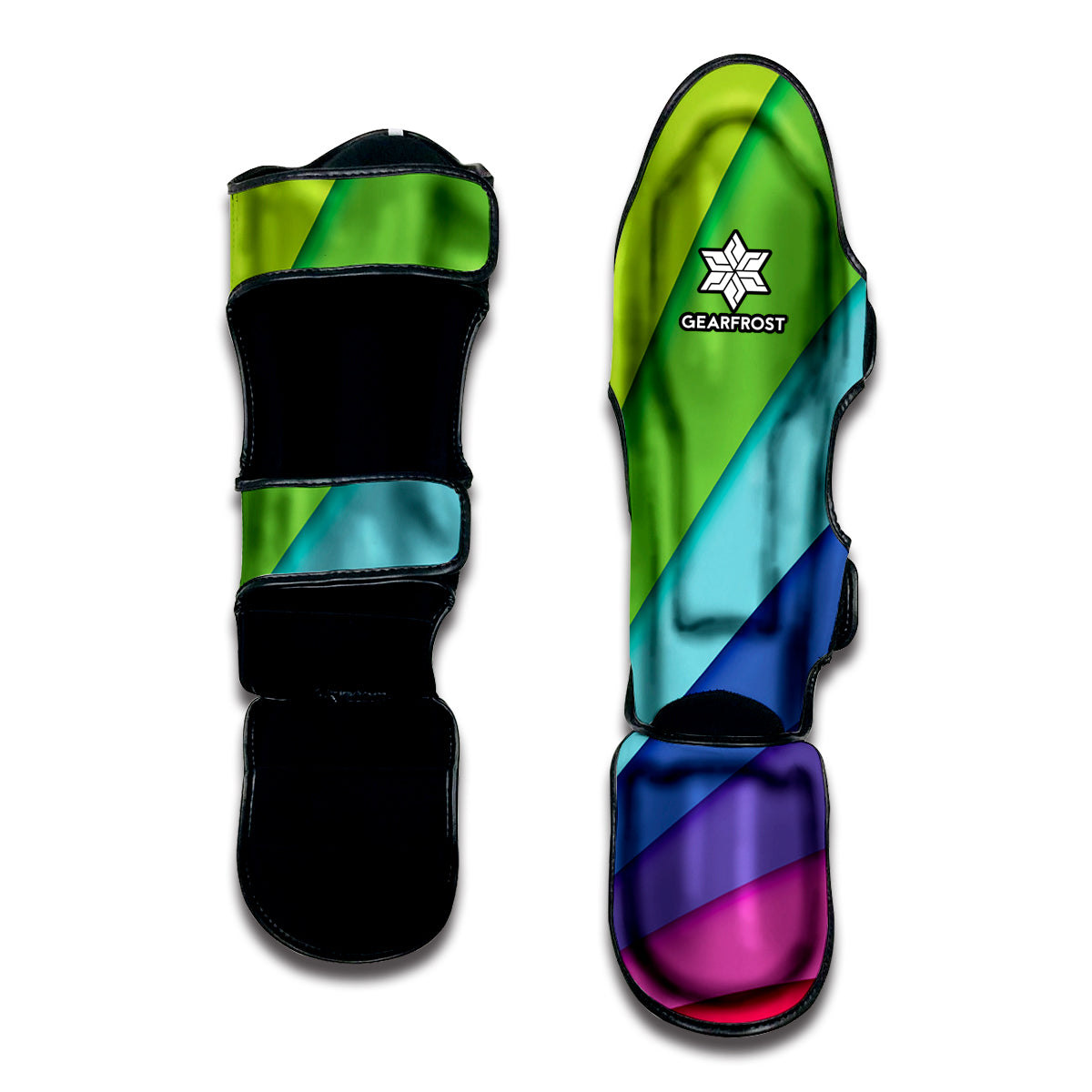 Rainbow Shades Print Muay Thai Shin Guard