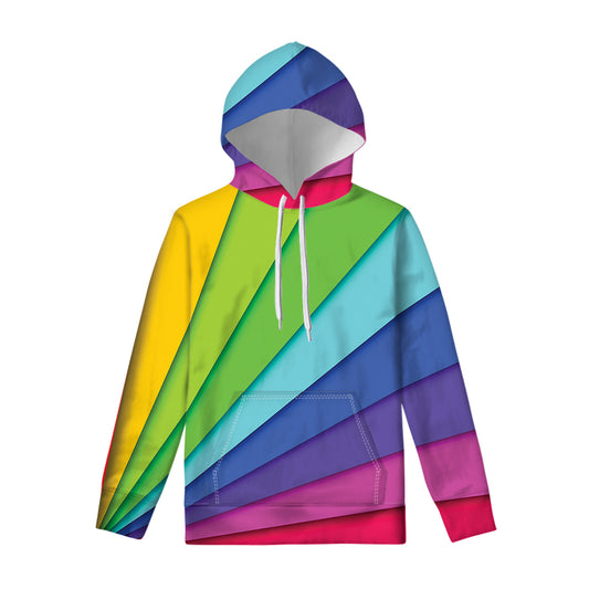Rainbow Shades Print Pullover Hoodie