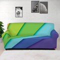 Rainbow Shades Print Sofa Cover