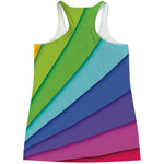 Rainbow Shades Print Women's Racerback Tank Top