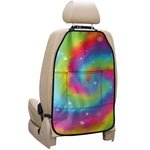 Rainbow Spiral Tie Dye Print Car Seat Organizers