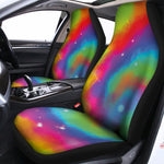 Rainbow Spiral Tie Dye Print Universal Fit Car Seat Covers