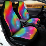 Rainbow Spiral Tie Dye Print Universal Fit Car Seat Covers