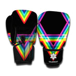 Rainbow Star of David Print Boxing Gloves
