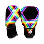Rainbow Star of David Print Boxing Gloves