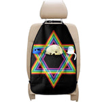 Rainbow Star of David Print Car Seat Organizers