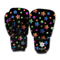 Rainbow Stars Pattern Print Boxing Gloves