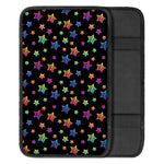 Rainbow Stars Pattern Print Car Center Console Cover