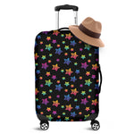 Rainbow Stars Pattern Print Luggage Cover